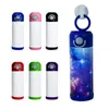 6 couleurs en stock blancs de sublimation 12 oz bouteilles d'eau droites pour enfants en acier inoxydable à double paroi isolées tasses à rebond bricolage gobelets pour enfants gobelet à bec Logo personnalisé