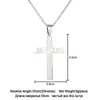 Believe Jesus Cross Necklace pendant Stainless steel Necklaces gift for women men fashion jewelry will and sandy