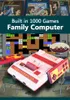 Mini Klasik Retro FC Oyun Konsolu Host Video Famicom Aile Bilgisayar Konsolu ile 2 Gamepad TV Çıkışı Dahili 1000 Oyunları NES