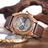 orologi in legno zebra