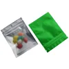 Storage Bags 1000Pcs 10x15cm Transparent Plastic Matte Mylar Foil Bag Recyclable Tear Notch Package Dry Flower Nuts