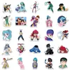 50 Pcs Poster Pequeno Graffiti Skate Stickers Yu Hakusho Anime para Carro Portátil Geladeira Capacete Pad Bicycle Bicicleta Motocicleta PS4 Livro Guitarra PVC Decalque