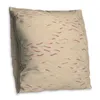 Almofada/onda de travesseiro decorativo tampa de almofada lateral dupla de poliéster decorativo para sofá assento de arremesso de arremesso macio de 45x45cm decoração de casa