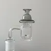 Smoking Quartz Banger Kit Nail Terp Pearl Ball Glass Carb Cap Cobom Set 90 Degrees Flat Top 14mm Male Joint Bowl For Bong