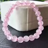 8mm Natural Crystal Stone Strands Handmade Beaded Charm Bracelets For Women Men Party Club Fashion Jewelry