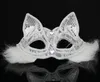 Acessórios de moda Halloween Fox Halfface máscara ocular pornô feminino festeira de renda que rainha lingerie erótica massqueada Sexy Cosplay3017753
