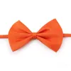 Pet Tie Dog Apparel Kraag Boog Bloem Accessoires Decoratie Benodigdheden Pure Color Bowknot Stropdas RH2236