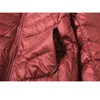 Sédutumo hiver canard en bas manteau femmes ultra légères blousons à capuche à deux côtés veste à ressort de printemps ED602 211011
