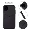 Силиконовые чехлы Slim Soft TPU Matte Business кожа PU телефонного чехол для iPhone 11 12 Pro XR XS MAX 8 7 плюс 6s Samsung A51 A71 A01