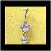 & Bell Drop Delivery 2021 D0001 (1 Color) Style Belly Button Ring Navel Rings Body Piercing Jewelry Dangle Accessories Fashion Charm Retail 0