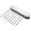 9 Pcs Stainless Steel Blackhead Pimple Remover Tool Kit Needles Acne Remover Deep Pore Cleansing Skin Care Extractor Beauty Set