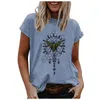 꿀벌 데이 여성 3D 프린트 티셔츠 여름 반팔 재미있는 그래픽 티 레이브 축제 미학 탑스 Mujer Camisetas A40 여성의 티셔츠
