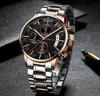 Top Brand CRRJU Luxury Men Fashion Business Orologi da uomo Orologio al quarzo da uomo Orologio da polso da uomo in acciaio inossidabile Relogio Masculino 210517