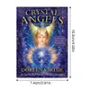 Neues Kartenspiel Crystal Angel Oracles Cards Langlebiges modisches Tarot 44 Teile/Satz Spiele individuell