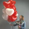 Feest decoratie 10 inch Ruby rode liefde hart latex ballon roze witte valentines bruiloft decoraties lucht helium globos gelukkige verjaardag decor