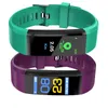 Bluetooth Smart Watch Män Kvinnor Blodtrycksmonitor Vattentät Fitness Tracker Armband Hjärtfrekvens Monitor Band