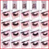 20 Styles Make -up Tool Natuurlijke valse wimpers Zacht licht nep 3D wimperverlenging Mink Lashes met wimper peezer borstel