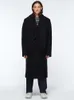Herr ull blandar lång blandad halsdukrock 2022 koreansk mode stor storlek höst och vinter personlig casual vio22