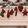 Christmas Decorations Xmas Tree Pendants Creative Christmas Stockings Canes Gift Ornaments 6 Styles JJA9210