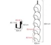 공장 후크 레일 모자는 모자 랙 홀더 주최자 캡 홀더 랙 문 / 벽 / 의류로드 걸이 저장 야구, 모자, 수건 LLA9963