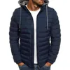 Jaquetas masculinas inverno quente puffer bolha com capuz jaqueta casaco acolchoado acolchoado tops AU