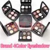 Hot Brand Make -up Lidschatten 4 Farben mit Pinsel 6 Stil Mattes Lidschatten Schatten Palette und hochwertiges schnelles Schiff