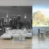 Papier peint 3D personnalisé New York Paysage Photo Mural Grand Salon Chambre à coucher Chambre à coucher de toile de fond Décorer imperméable