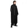 남자 트렌치 코트 정원 Zip Coat Gabardine Sheep Dark Black Viol22