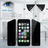 Anti-Spy Privacy Tempered Glass Skärmskydd för iPhone 11 12 Pro Max X XR 7 8 Plus med förpackning
