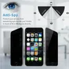 Anti-Spy 개인 정보 보호 강화 유리 화면 보호기 iPhone 11 12 Pro Max X XR 7 8 Plus 패키지