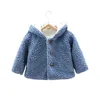 LZH 2021 Chaqueta de invierno para niña Recién nacido Bebé Niños Chaqueta Lindo Niño Niños Abrigo 0-4 años Ropa exterior para niña Traje para bebé H0909