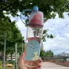 Мультфильм тумблеры спрей спорт бутылка воды 600 мл Большая емкость Взрослые Дети Открытый пластиковый питьевой чашкой