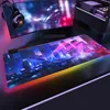 Stor RGB Musmatta Asus XXL Gaming Mousepad Led Mause Pad Gamer Keyboard Musmatta Laptop Desk Mat Icke-Skid Gift