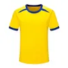 Equipe de jogadores em branco amarelo personalizado número de nome de futebol jersey homens camisas de futebol shorts uniformes kits