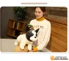 Mignon simulation chiot peluche chien poupées bouledogue poupée enfant mâle cadeau d'anniversaire fille enfants jouets