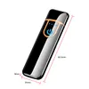 Portable Metal Charging lighter Touch Induction Windproof Electronic Ultrathin USB Cigarette lighters9963479