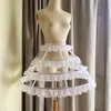 Petticoats Women Girls Hollow Lotus Leaf Lace Bird Cage Fish Bone Skirt Dress Petticoat Bride Wedding Dress Lining