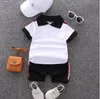 Sommar Baby Pojkar Kläder Set Barn Kortärmad T-shirt+Shorts 2st Set Barn Kostym Pojke Outfits Barnkläder