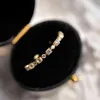 Pure 925 Prata Ouro Branco / Amarelo Banhado Ouro Empilhado Moissanite Irregular Cocktail Anéis para mulheres Luxury Fine Jewelry Presente