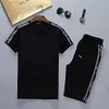 21SS Fashion Herren Designer Trainingsanzug Laufen Herren Trainingsanzug وجيزة سليم Bekleidungsspur كيت عارضة الرياضة Kurzarm Anzug M-XXXL