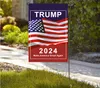 50 PZ Trump 2024 Giardino Bandiera MAGA KAG Repubblicano USA Bandiere Anti Biden Mai Presidente Donald Divertente Campagna Banner SN2323