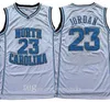 2021最高品質の男性NCAA North Carolina Tar Heels 23 Michael Jersey Unc College Basketball JerseysブラックホワイトブルーシャツサイズS-2XL