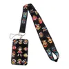 20st / parti j2195 mode anime halsband lanyard nyckel gym rem multifunktion mobiltelefon dekoration med korthållare täcke