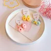 Adoráveis ​​Donuts Elastic Hair Bands Forma de sobremesa Princesa Corda Corda Meninas Goma Do Cabelo Doce Doce Titulares De Borracha Coreano