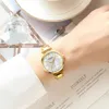 Curren relógios para mulheres nova moda relógio de quartzo com pulseira de aço inoxidável relógio fino feminino montre femme q0524