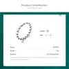 Classico vintage cuore ad anello 100% argento sterling 925 impilabile semplici anelli di barretta per le donne gioielleria raffinata Anillo 210707
