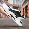 Zomer man casual schoenen ademende mesh deeltjes shock-absorberende jogging sneakers mannen outdoor walking flats 39-45 fabrieksverkoop snel schip