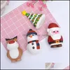 Decorations Festive Party Supplies Home & Garden Kawaii Christmas Squishy Santa Claus Snowman Xmas Tree Shaped Slow Rising Cream Scented Rel