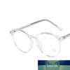 Tr90 unisex blå ljus blockering glasögon anti eyestrain dekorativa glasögon vintage rund dator strålning skydd eyewear fabrik pris expert design