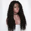 Lace Front Loosse Bouclés Perruque Synthétique Fibre Résistant À La Chaleur Avec Bandeau De Cheveux De Bébé Curl Lâche Facile à Porter Perruques Synthétiques Lacefront Perruques Pour Femmes